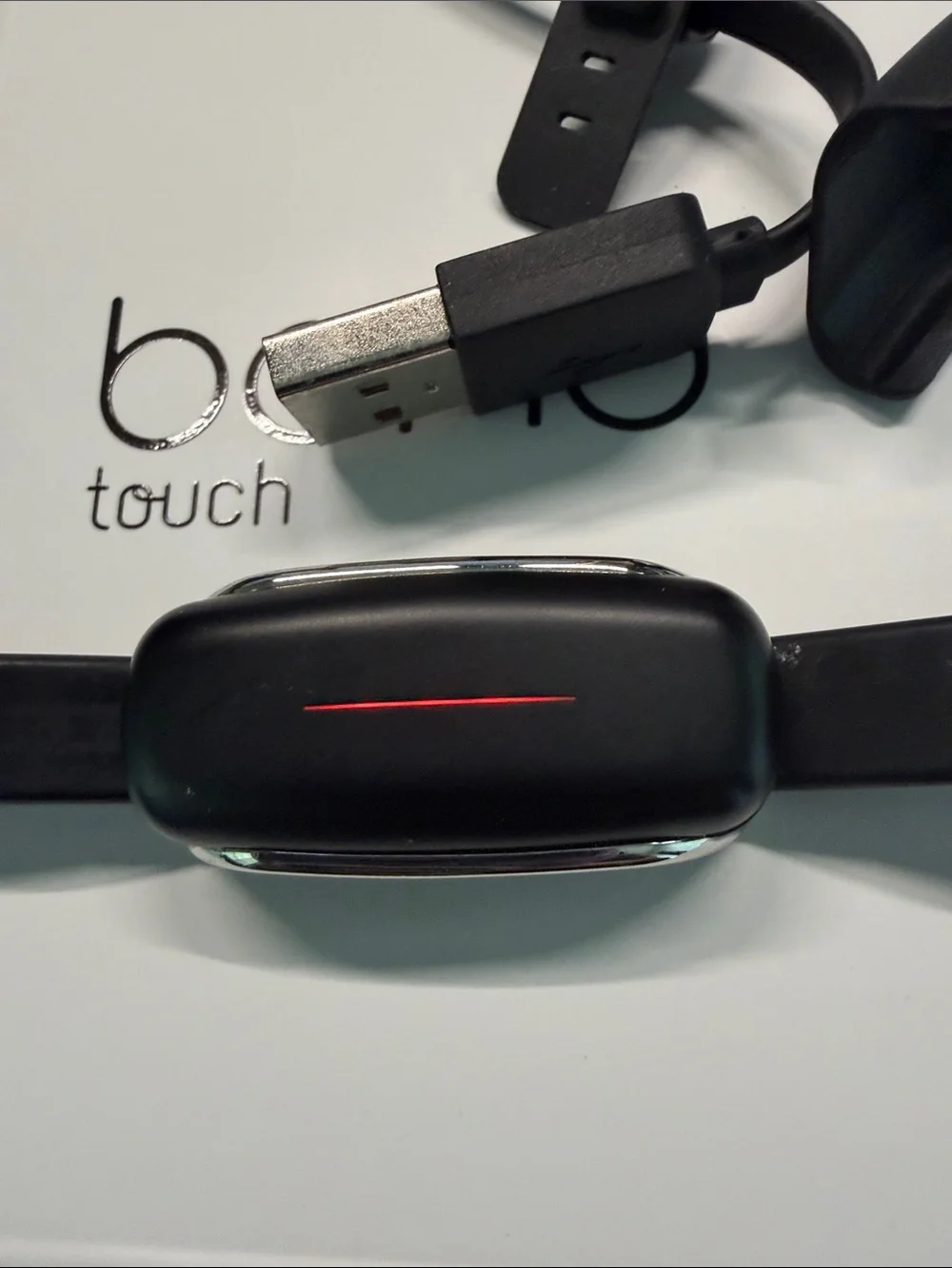 Bond Touch Long Distance Couples Bracelet - Black